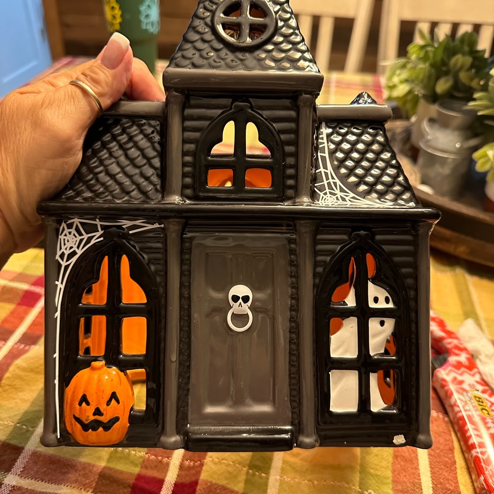 Bath and body works Haunted House candle holder